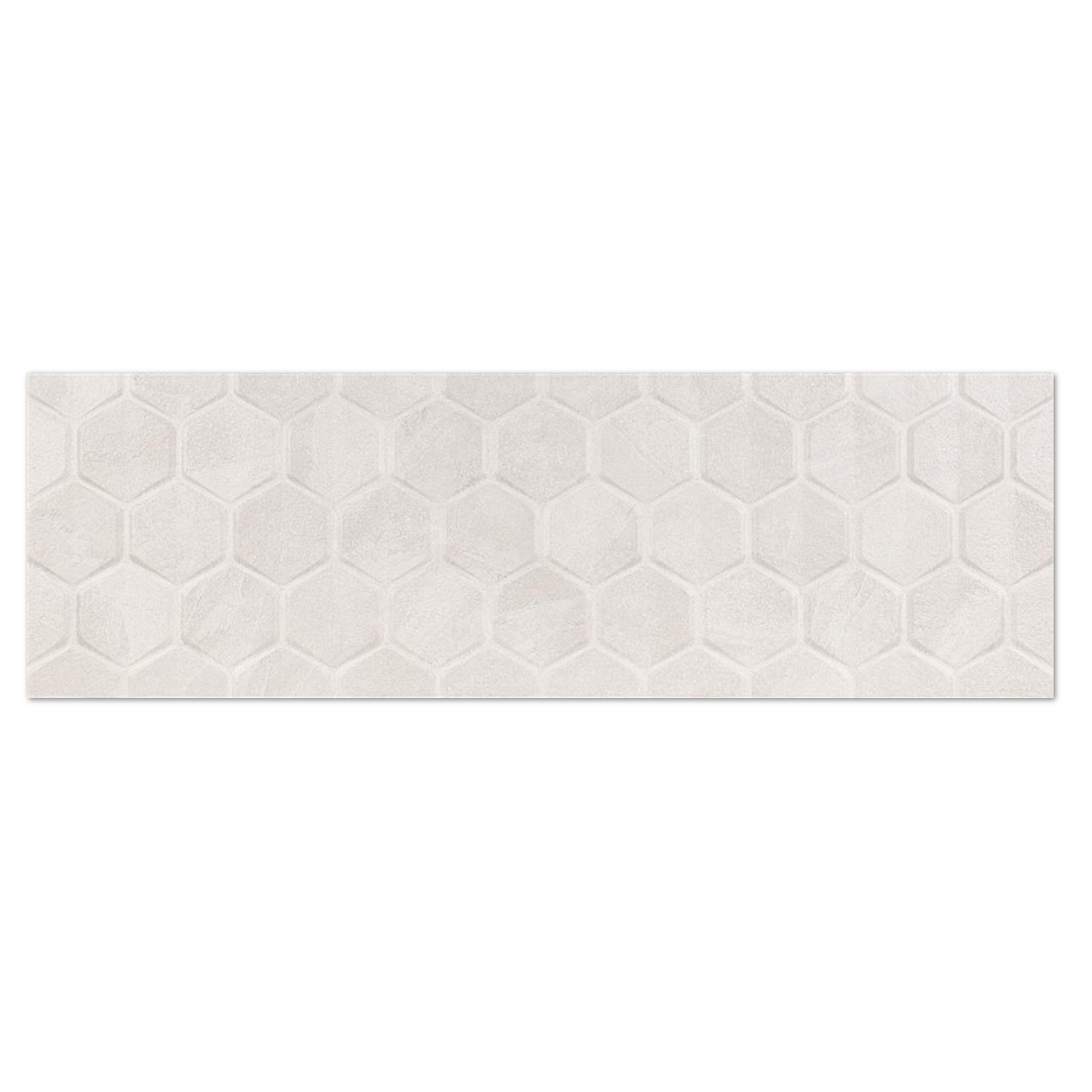 Durstone Hexon White Wandtegel 31x98cm